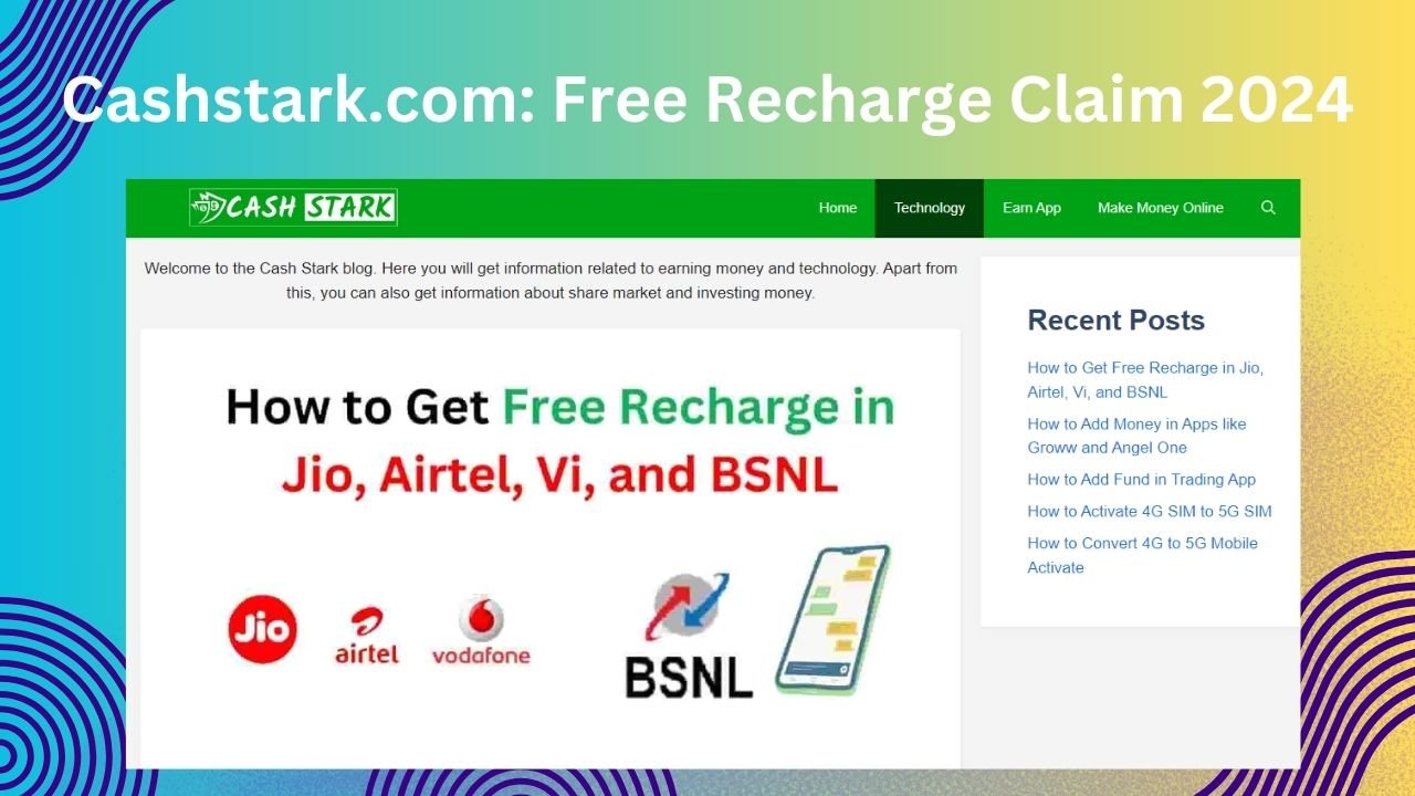 Cashstark.com free recharge