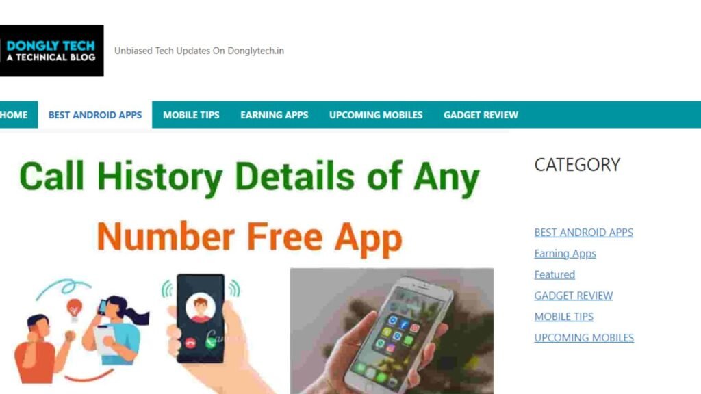 dongly tech .in call history app viral video fake?