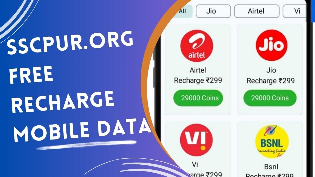 SSCPUR.org Free Recharge Mobile Data