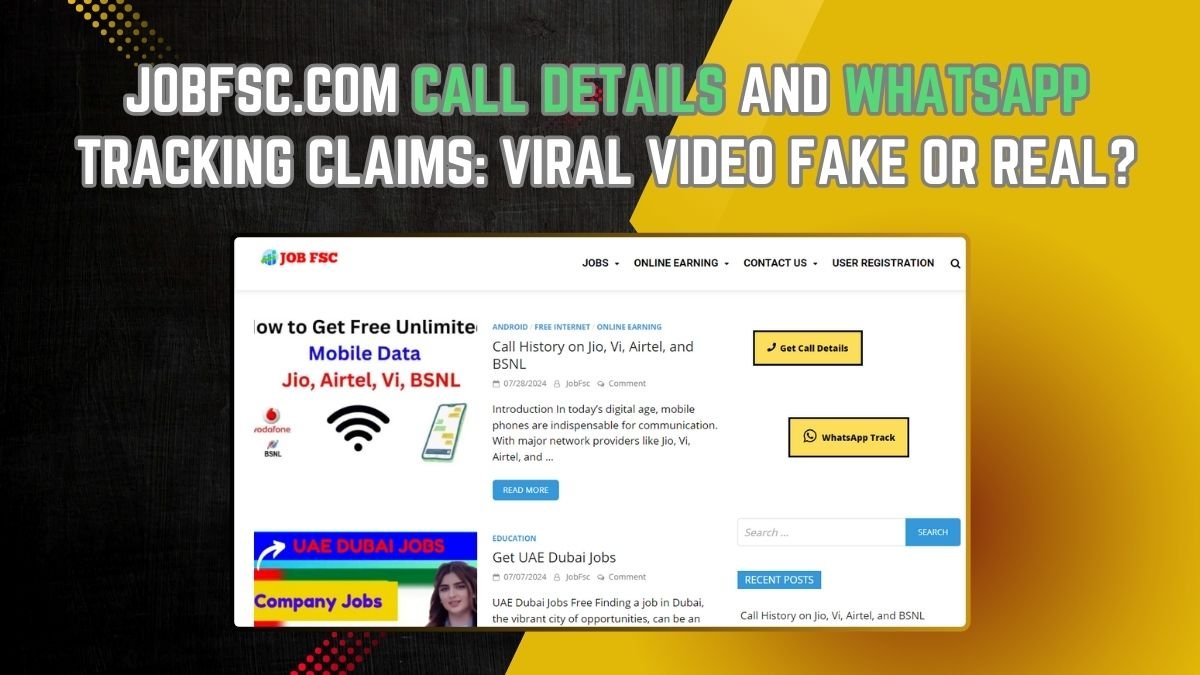 jobfsc.com call details and whatsapp tracker