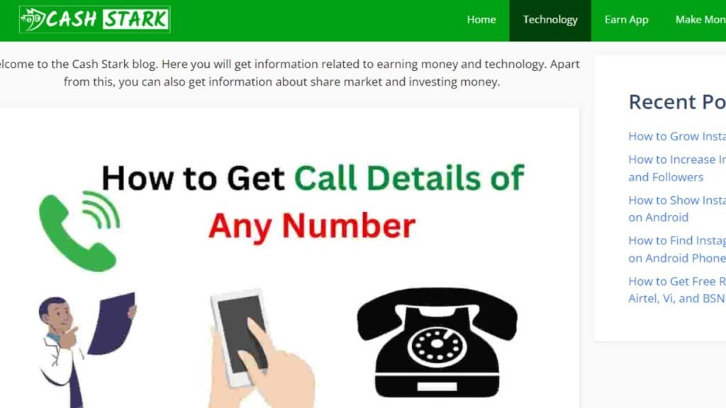 cashstark.com call details
