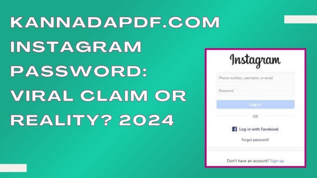 kannada pdf instagram password
