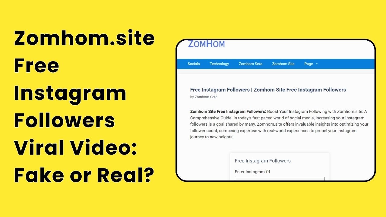 Zomhom.site free instagram followers real