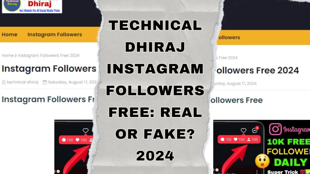 technical dhiraj instagram followers free
