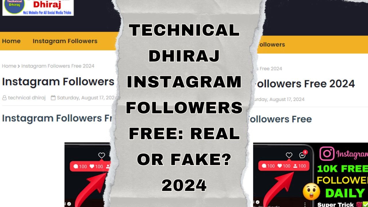 technical dhiraj instagram followers free