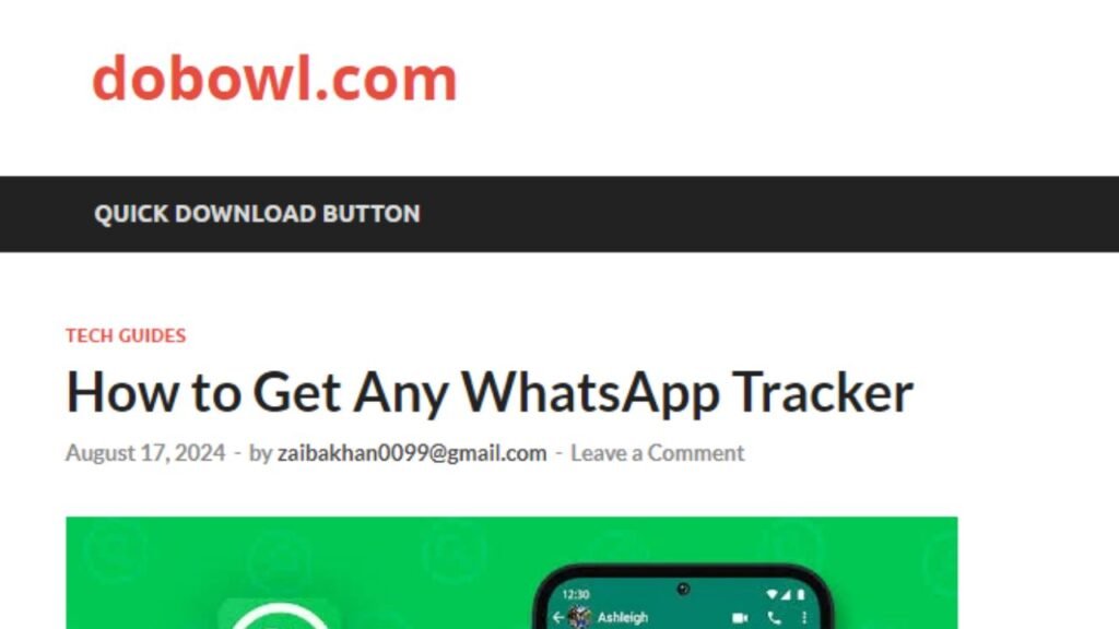 Dobowl com whatsapp Tracker