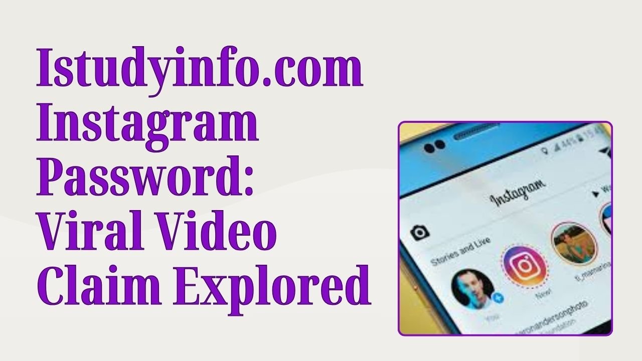 Istudyinfo. com instagram password