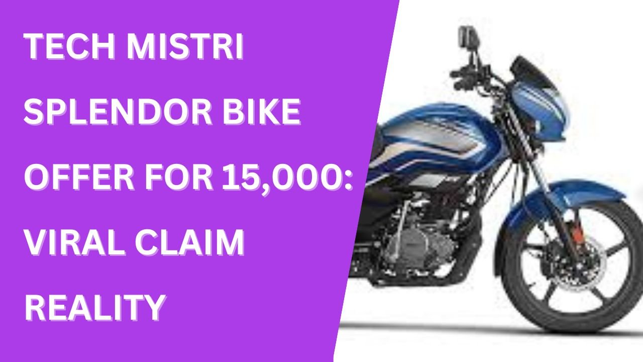 Tech Mistri Splendor bike offer