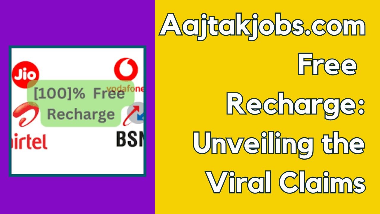 Aajtakjobs .com free recharge