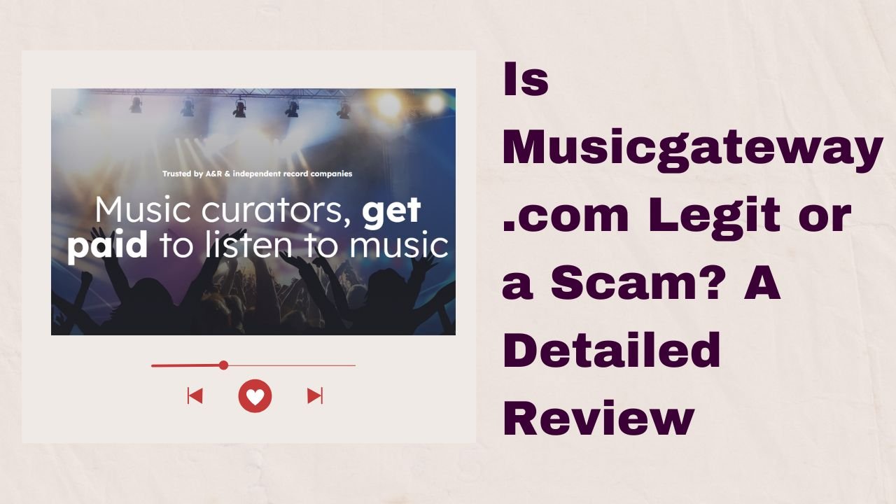 musicgateway.com earn money fake or real