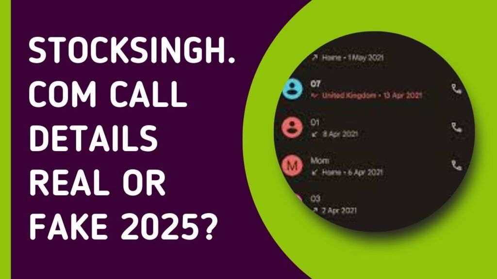 stocksingh com call details