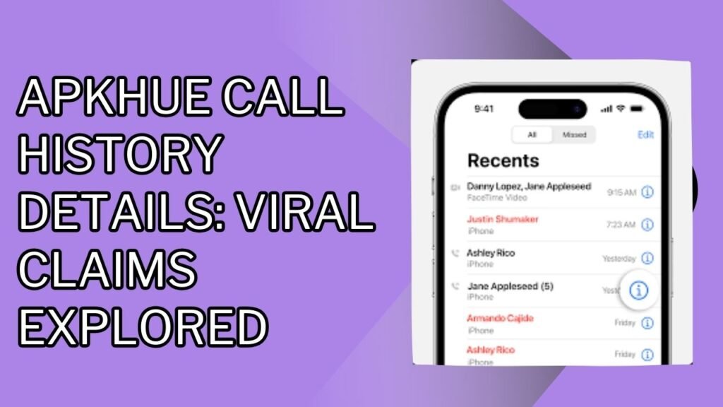 Apkhue call history details
