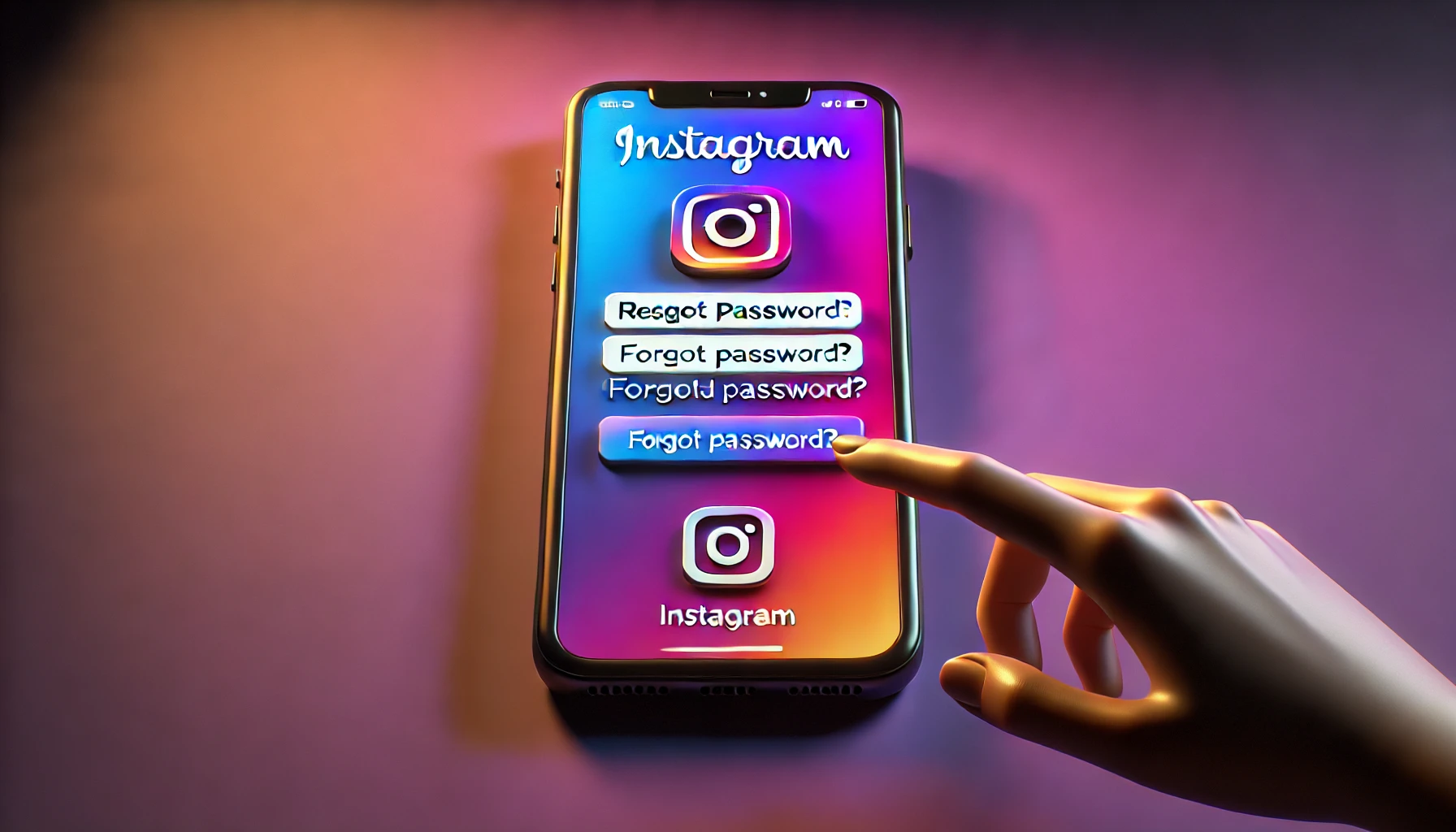 how to reset instagram password without old password