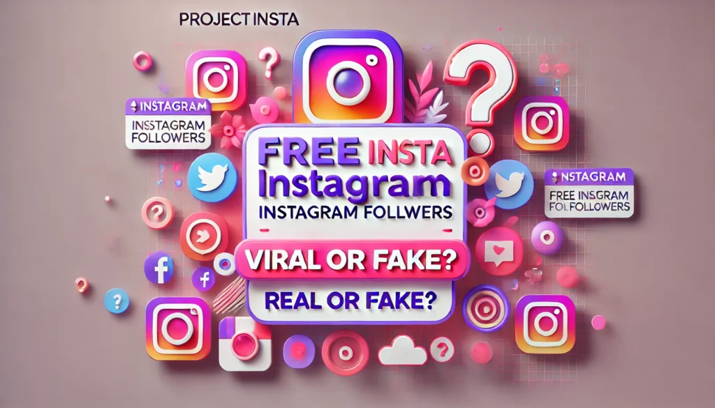 ProjectInsta Free Instagram Followers